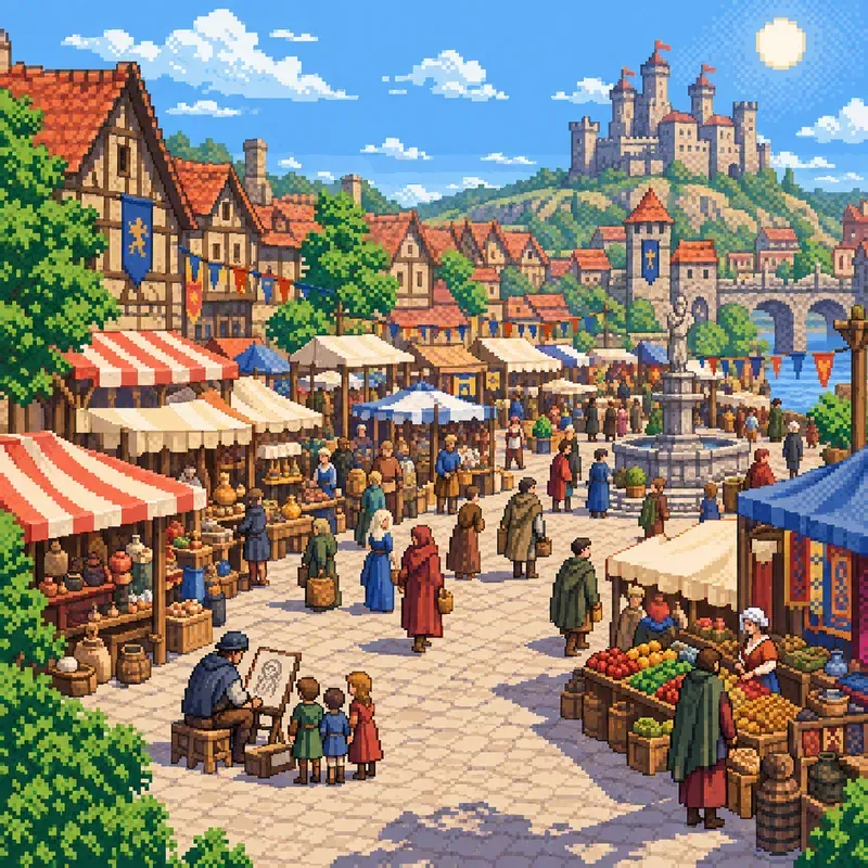 Pixel Village Scene Creators