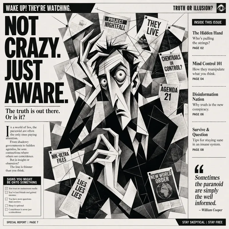 Surreal Newspaper Caricatures