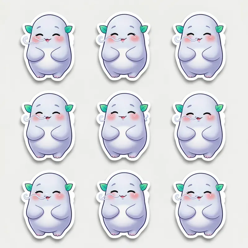 Sticker Sheet Mood Monsters