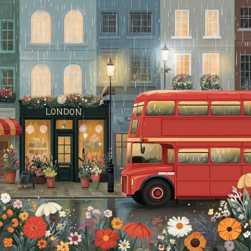 Cute Cityscape Travel Posters