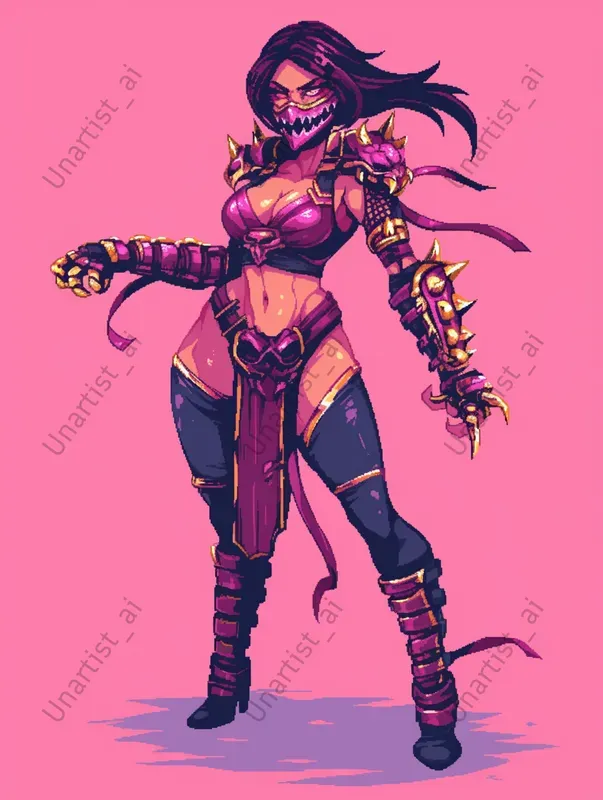 Mortal Kombat Pixel Art