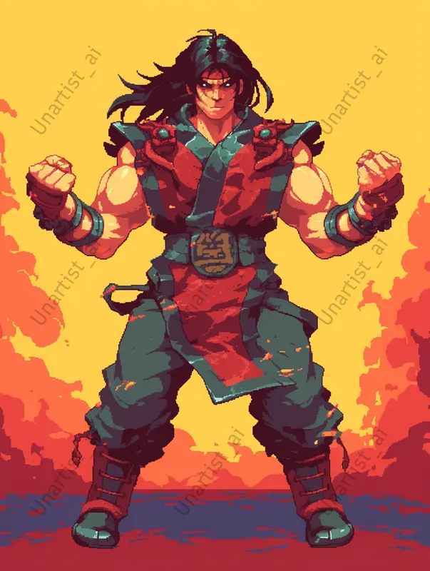 Mortal Kombat Pixel Art