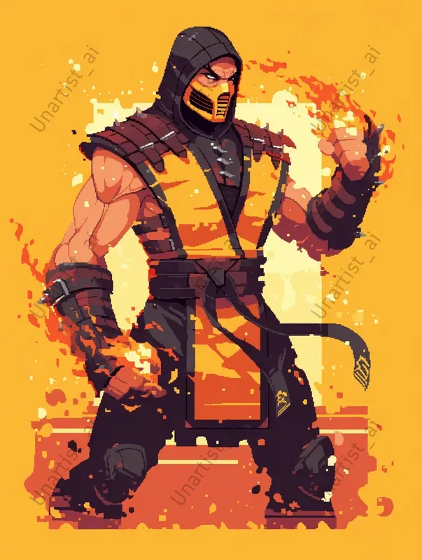Mortal Kombat Pixel Art