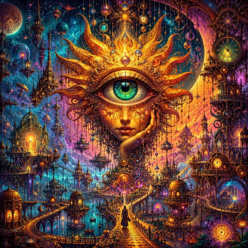 Surreal Celestial Fantasy Dreamscapes