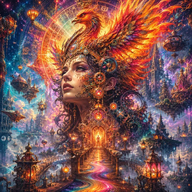 Surreal Celestial Fantasy Dreamscapes