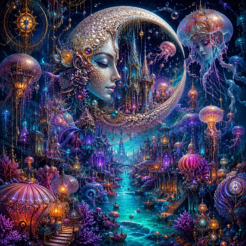 Surreal Celestial Fantasy Dreamscapes