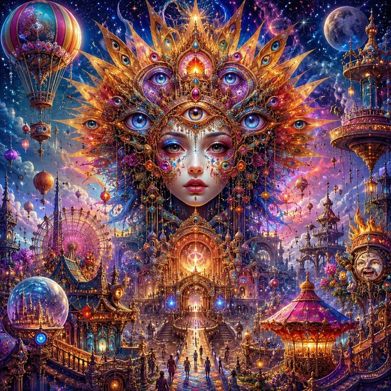 Surreal Celestial Fantasy Dreamscapes