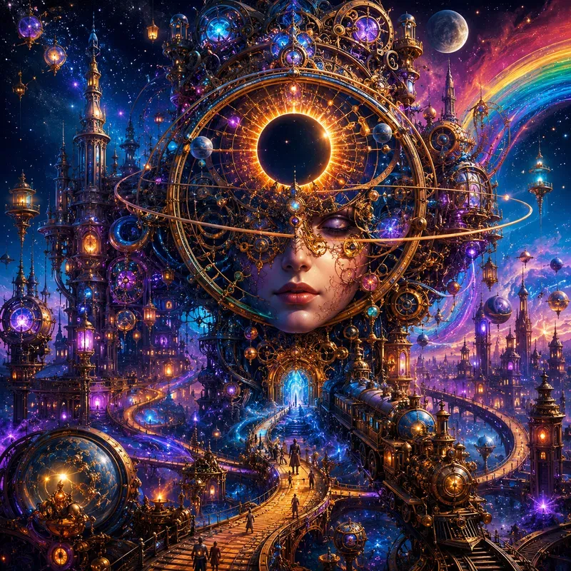 Surreal Celestial Fantasy Dreamscapes