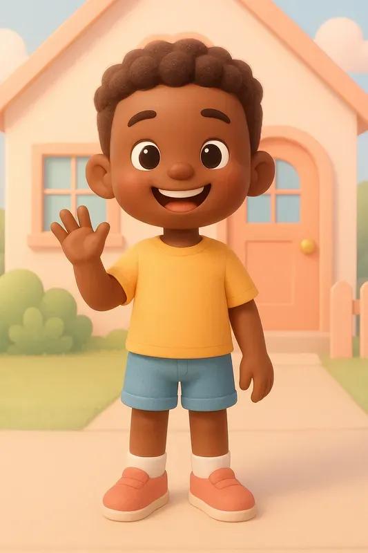 Cute Africanamerican Characters