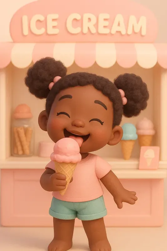 Cute Africanamerican Characters