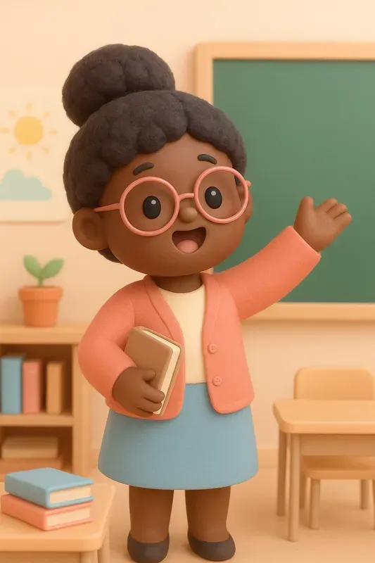 Cute Africanamerican Characters