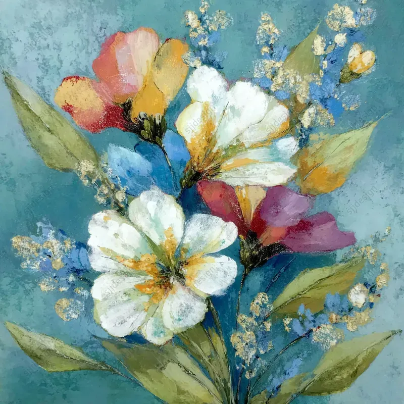 Vintage Impressionist Portrait Art