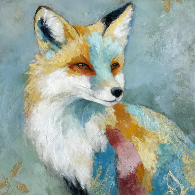 Vintage Impressionist Portrait Art