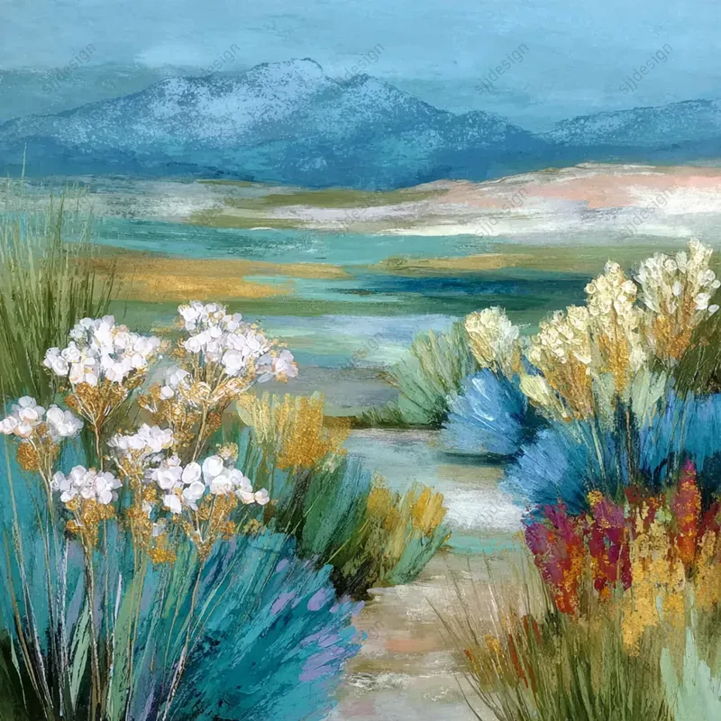 Vintage Impressionist Portrait Art