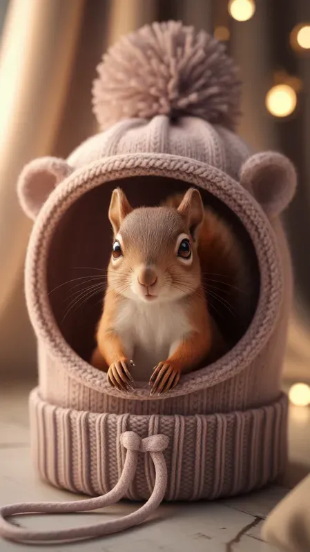 Tiny Animals In Cosy Spaces