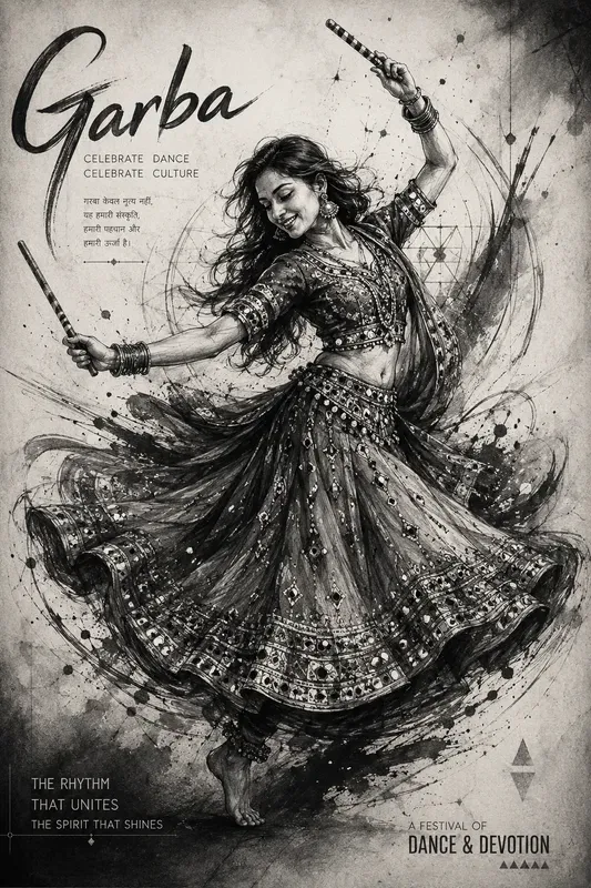 Dynamic Dance Poster Sketches