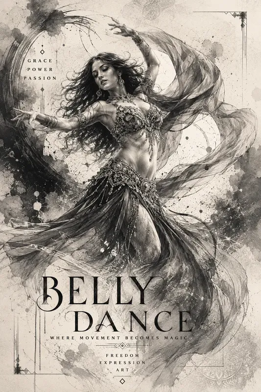 Dynamic Dance Poster Sketches