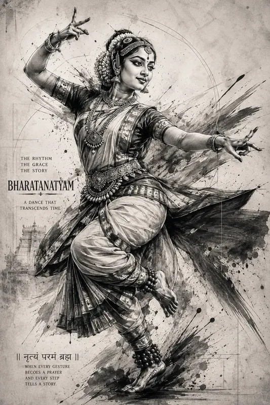 Dynamic Dance Poster Sketches