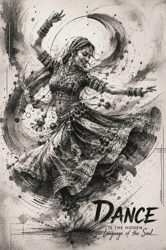 Dynamic Dance Poster Sketches