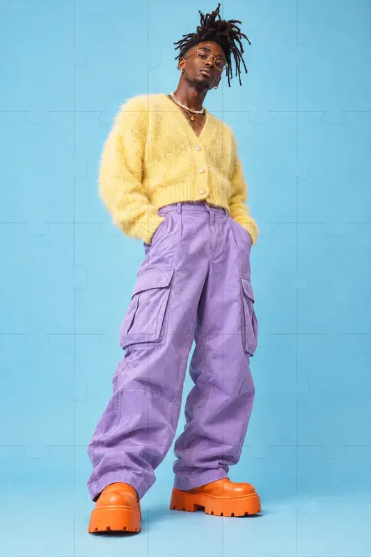 Eccentric Fuzzy Pop Fashion