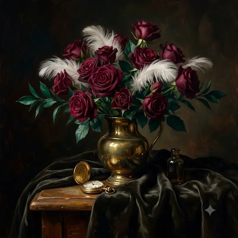 Luxury Oil Still Life Art