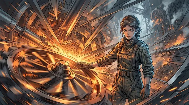 Vortex Speed Futurist Anime Engines