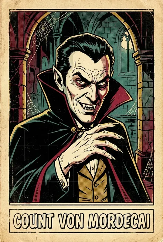 Retro Horror Character Portraits