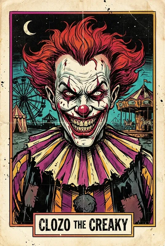 Retro Horror Character Portraits