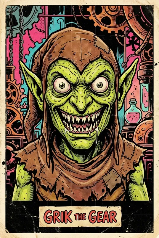 Retro Horror Character Portraits