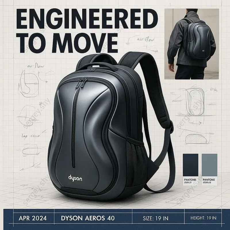Branded Backpack Blueprint Mockups