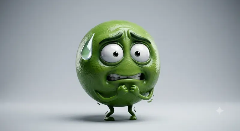 Stressed Out Vegetable 3D Emojis