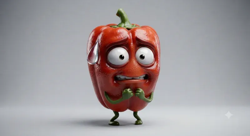 Stressed Out Vegetable 3D Emojis