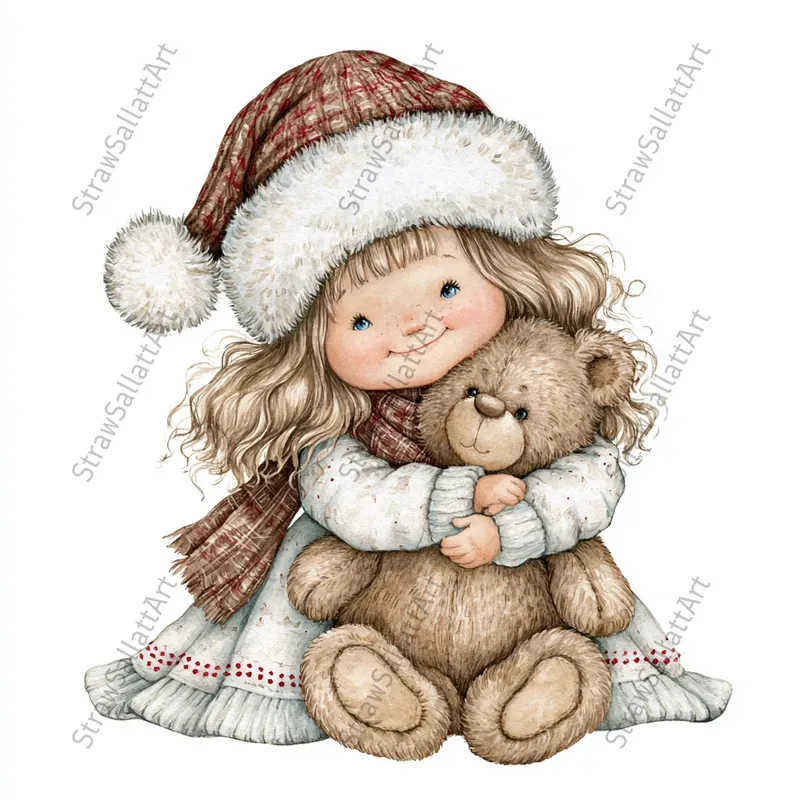Cute Scandinavian Christmas Cliparts