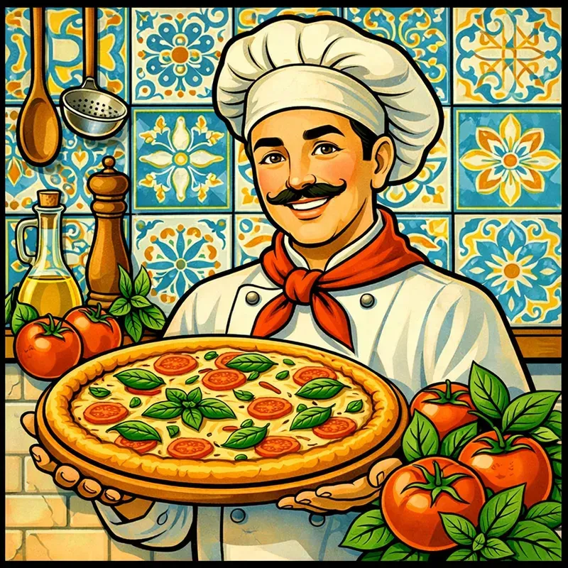 Retro Mediterranean Summer Art Sets