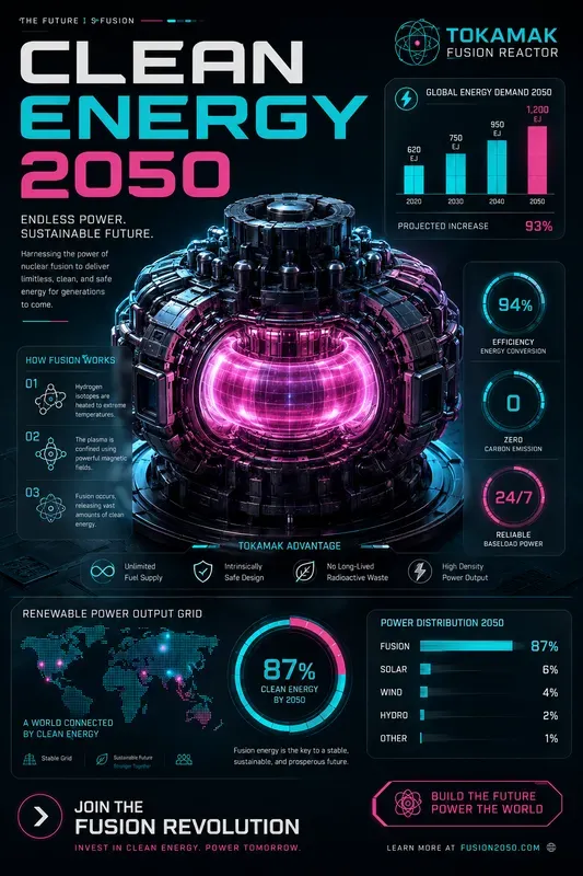 Futuristic Dark Tech Infographic Posters