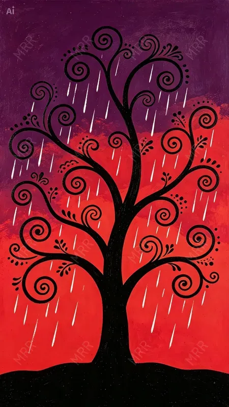 Whimsical Silhouette Decorative Art