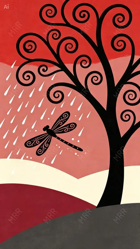 Whimsical Silhouette Decorative Art
