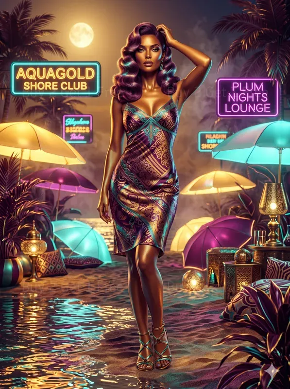 Sunset Mirage Beach Icons