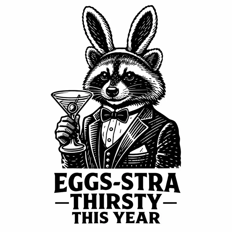 Vintage Boozy Easter Svgs