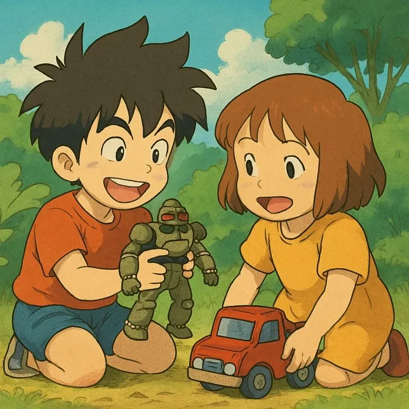 Ghiblishonen Style Childrens Animes