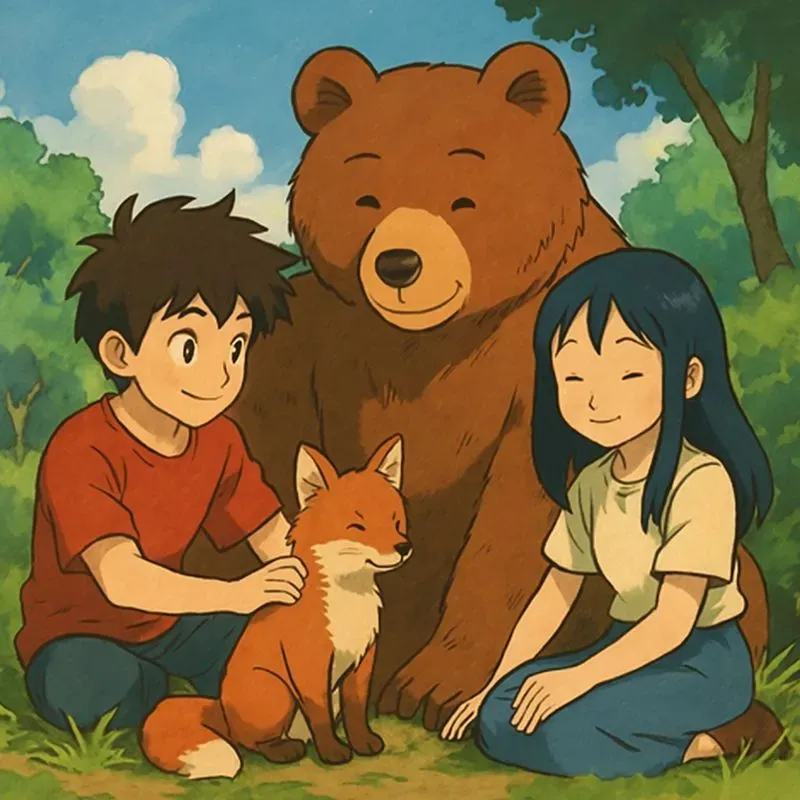 Ghiblishonen Style Childrens Animes