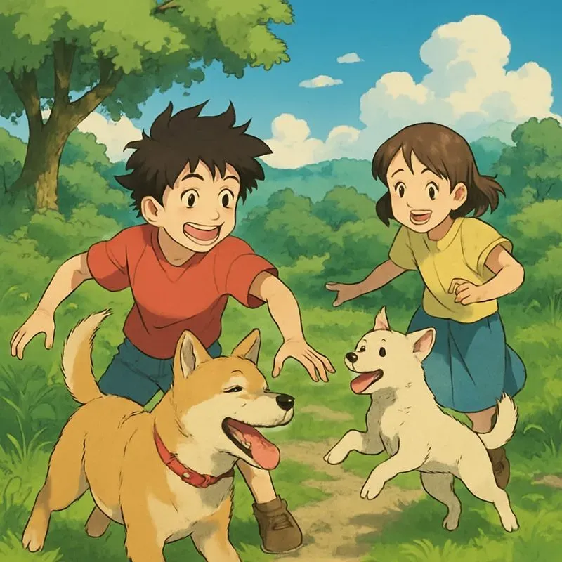 Ghiblishonen Style Childrens Animes