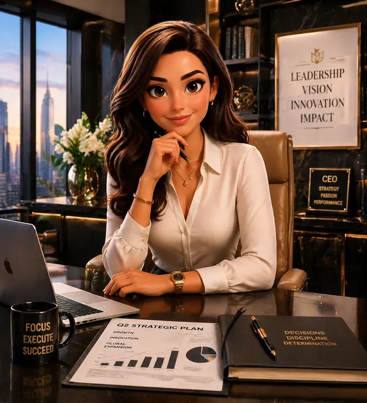 3D Businesswomen For Corporate Branding