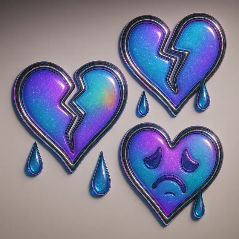 Y2k Emotion Stickers Packs Holographic