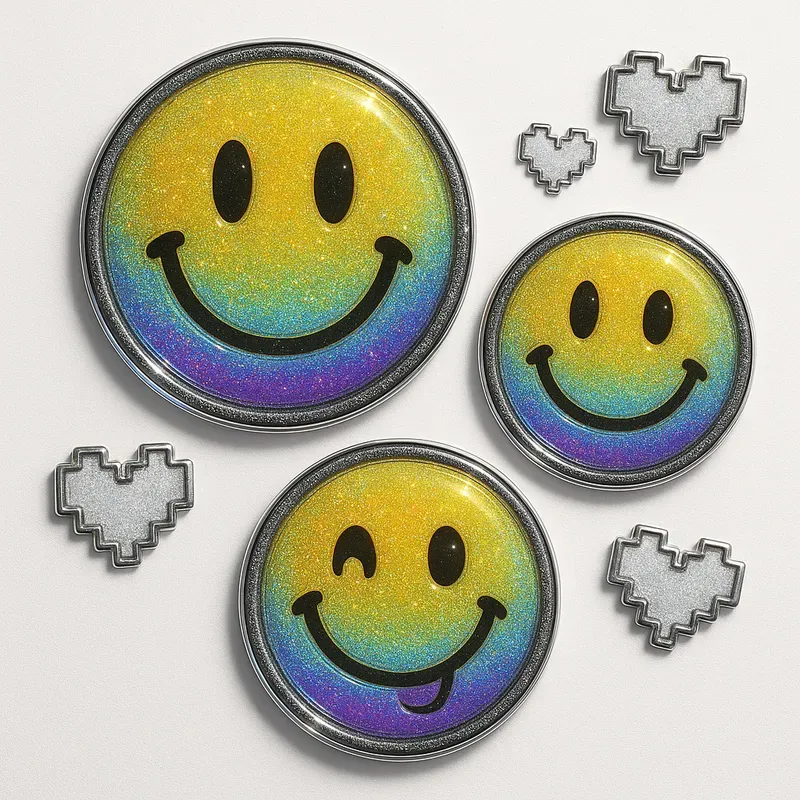 Y2k Emotion Stickers Packs Holographic