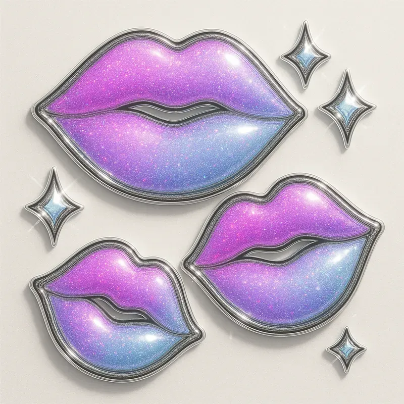 Y2k Emotion Stickers Packs Holographic