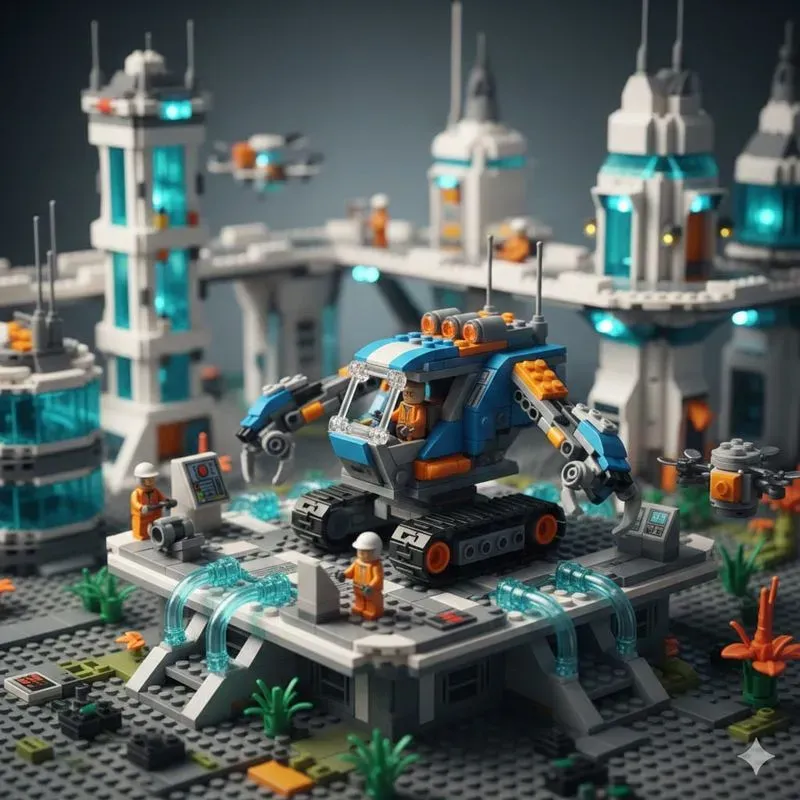 Miniature Toy Construction Cinematics