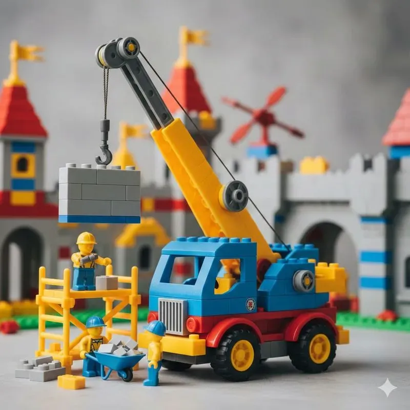 Miniature Toy Construction Cinematics