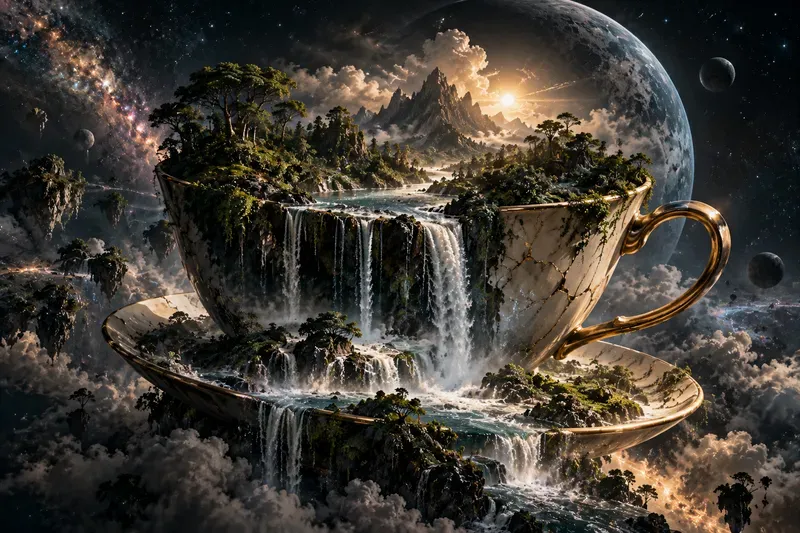 Dream Logic Collage Surreal Worlds Gens