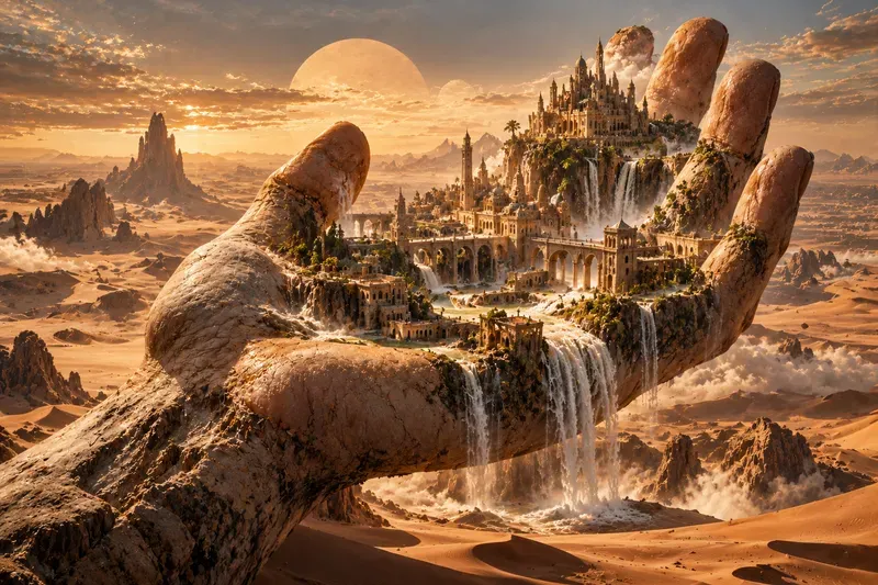 Dream Logic Collage Surreal Worlds Gens